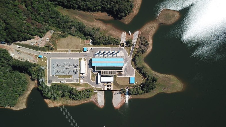 Sistema de captação de água São Lourenço, em Ibiúna Sistema de captação de água São Lourenço, em Ibiúna