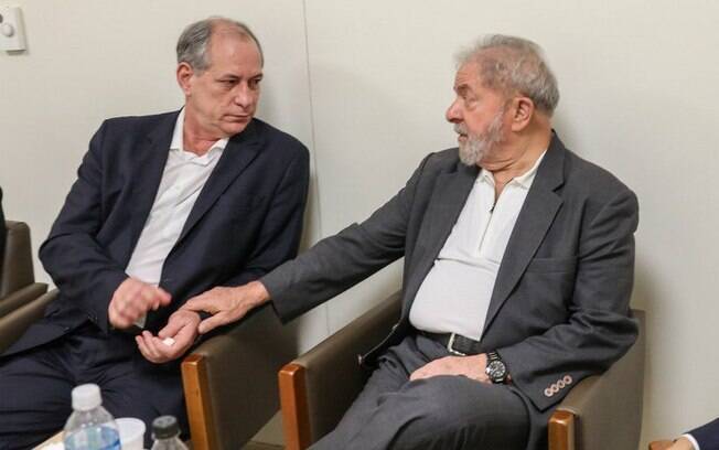 Ex-presidente Lula da Silva e Ciro Gomes