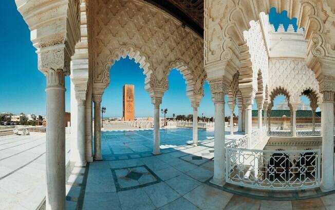 A capital do Marrocos, Rabat, conta com lugares com belas arquiteturas que encantam os turistas 