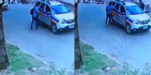 VÍDEO: homem esfaqueia policial e é morto em Minas Gerais