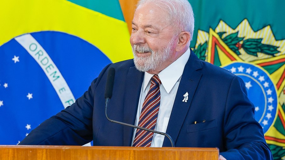 Presidente da República, Luiz Inácio Lula da Silva, durante Reunião ministerial dos 100 dias de governo