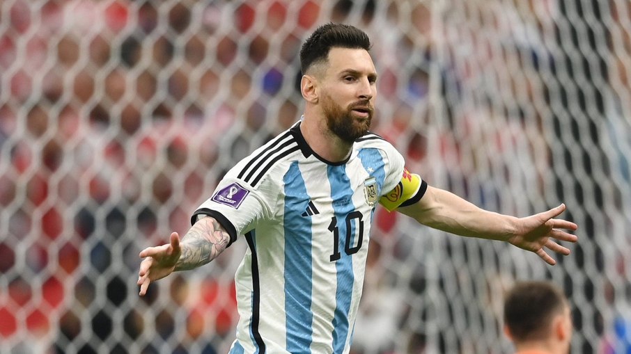 Messi brilhou na vitória contra a Croácia na semifinal da Copa do Mundo