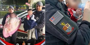 Casal de gêmeos é resgatado após ser abandonado pelos pais