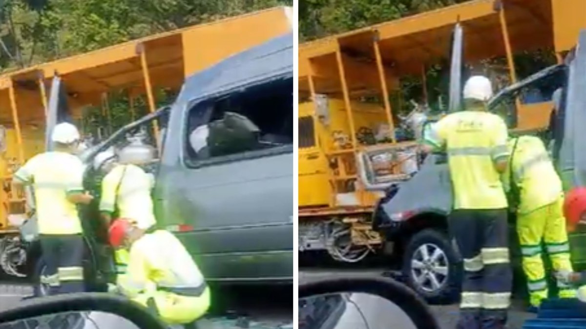 Vídeo mostra van destruída após acidente que matou Mauri Lima