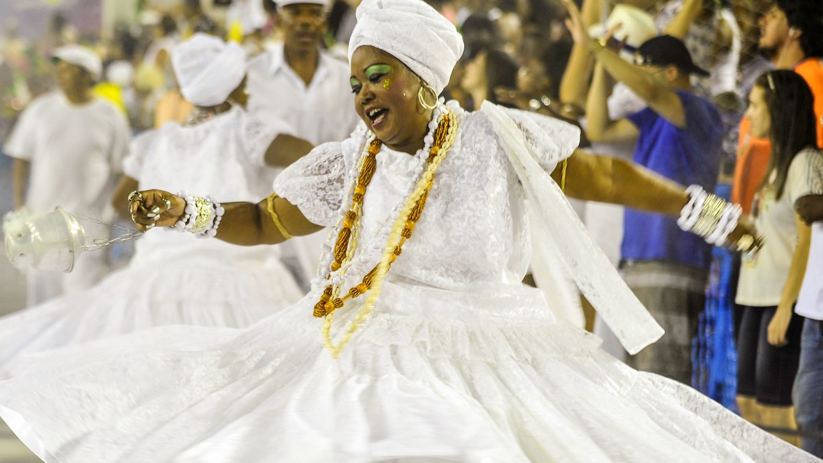 Lavagem da Marquês de Sapucaí, no Rio de Janeiro