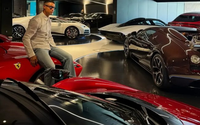 Garagem de Cristiano Ronaldo vale até R$ 150 milhões