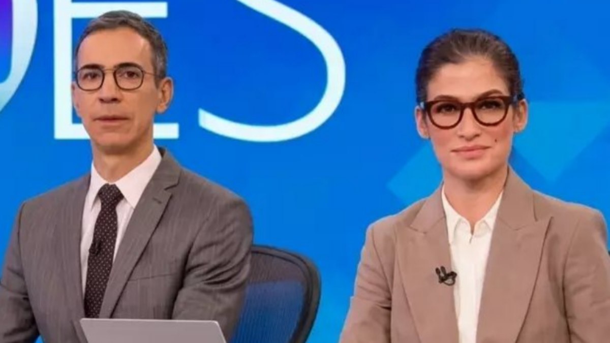 César Tralli e Renata Vasconcellos César Tralli e Renata Vasconcellos