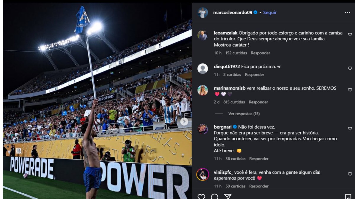 São-paulinos invadem o perfil de Marcos Leonardo São-paulinos invadem o perfil de Marcos Leonardo