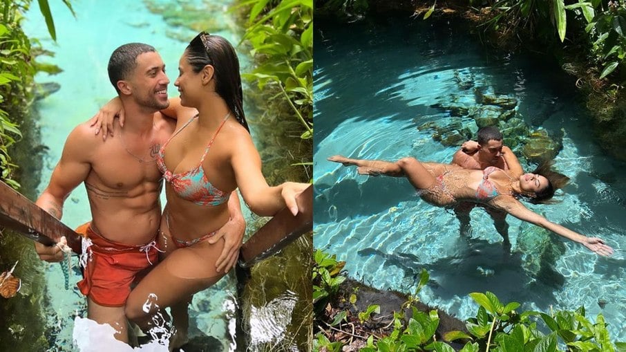 Lexa e Ricardo Vianna curtiram viagem romântica no Jalapão