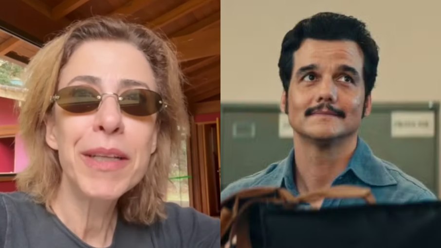 Fernanda Torres; Wagner Moura em 