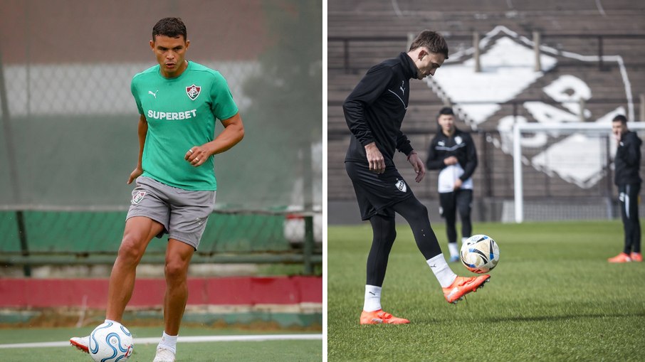 Thiago Silva volta ao Fluminense para o primeiro jogo das quartas de final da Libertadores contra o Platense Thiago Silva volta ao Fluminense para o primeiro jogo das quartas de final da Libertadores contra o Platense