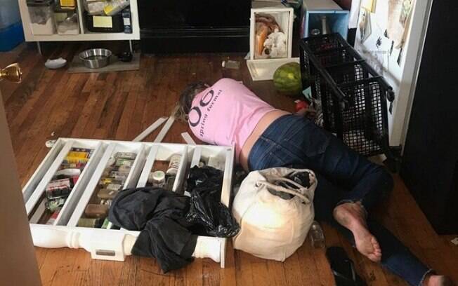 Após contratar as faxineiras por meio de uma empresa de limpeza doméstica, a moradora de Nova York teve uma surpresa