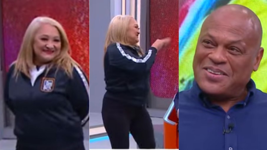 Ajudante de estúdio da CNN dança e elogia o ex-zagueiro Ronaldão