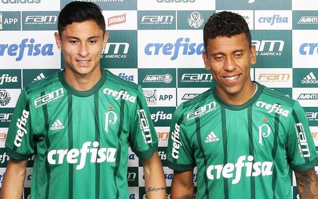 Laterais Diogo Barbosa e Marcos Rocha reforçam o Palmeiras