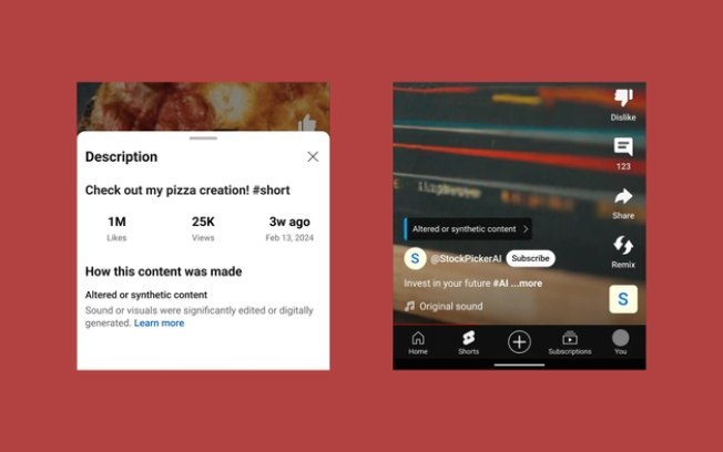 YouTube ganha função para marcar vídeo alterado por IA