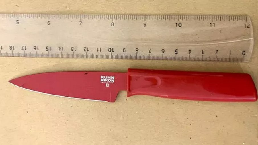 Uma das facas supostamente utilizadas em alguns procedimentos
