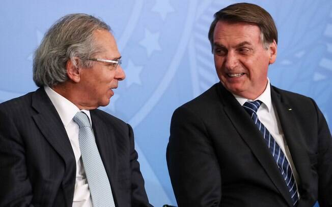 Paulo Guedes e Jair Bolsonaro: reforma da Previdência foi o primeiro grande feito do governo federal