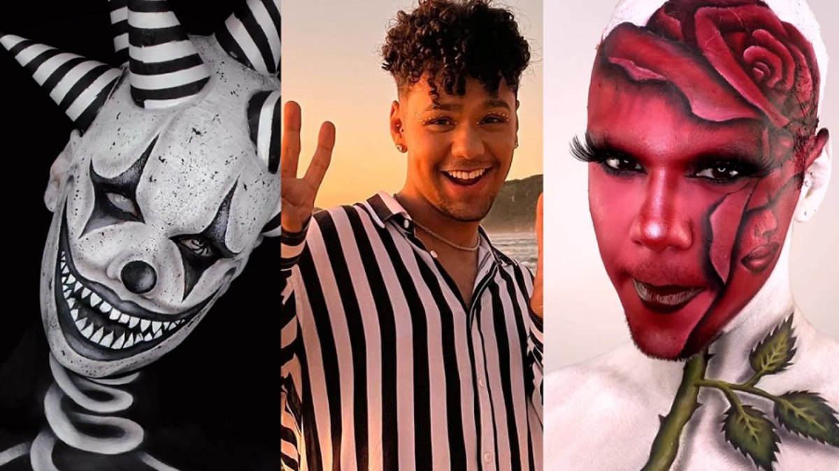 Artista queer ensina passo a passo para a maquiagem de Halloween perfeita, Queer