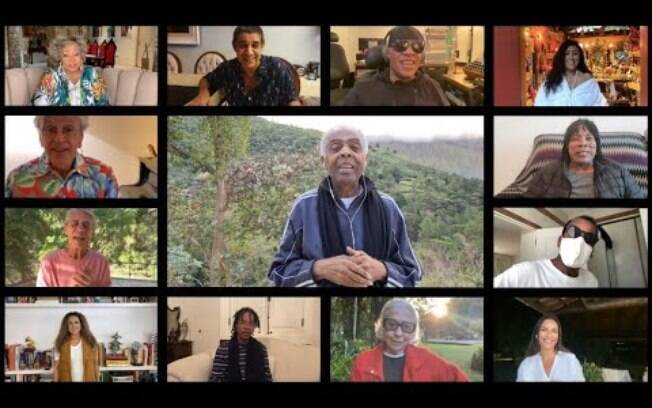 Gilberto Gil comemora aniversário com vídeo