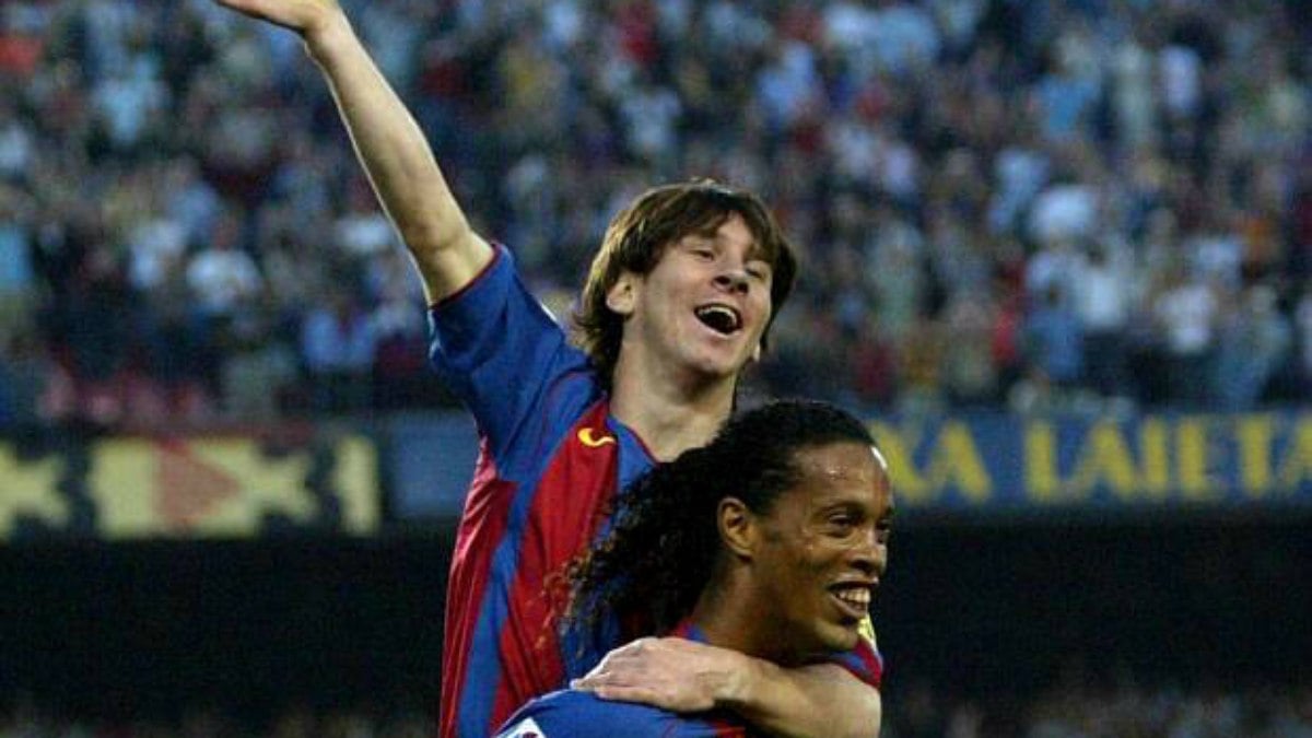 Messi e Ronaldinho Gaúcho fizeram história no Barcelona