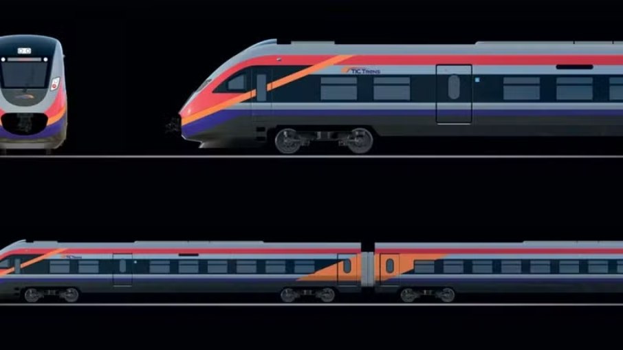 Layout externo do Trem Intercidades apresentado e aprovado