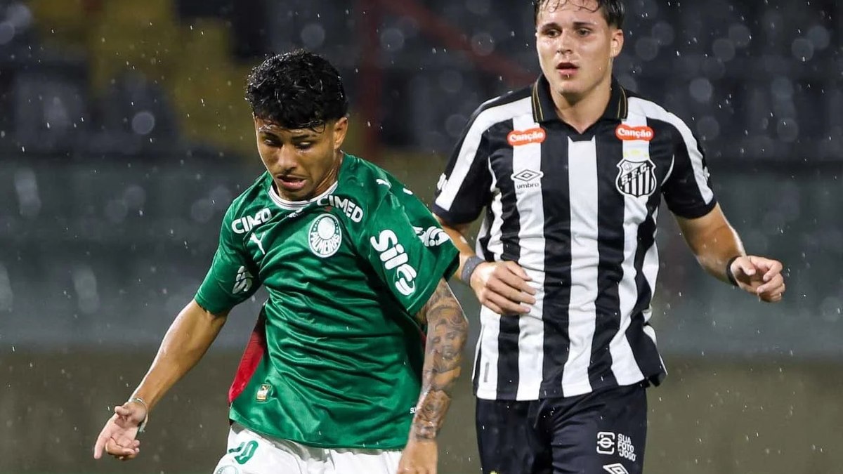 Palmeiras avança nas oitavas da Copa do Brasil Sub-20 após vencer Santos nos pênaltis