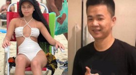 Poliana Rocha usa biquíni neon e surpreende