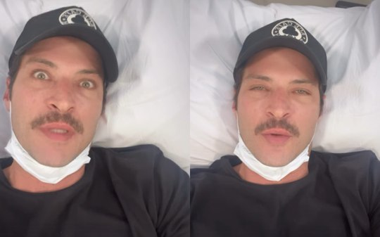 Ator bebe gasolina e é internado às pressas: "Deu uma falta de ar"