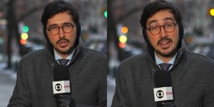 Erro de edição expõe repórter do Fantástico ao vivo