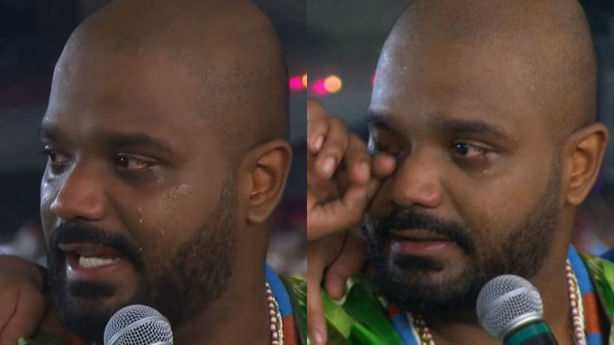 Arlindinho se emocionou com homenagem ao pai no Carnaval