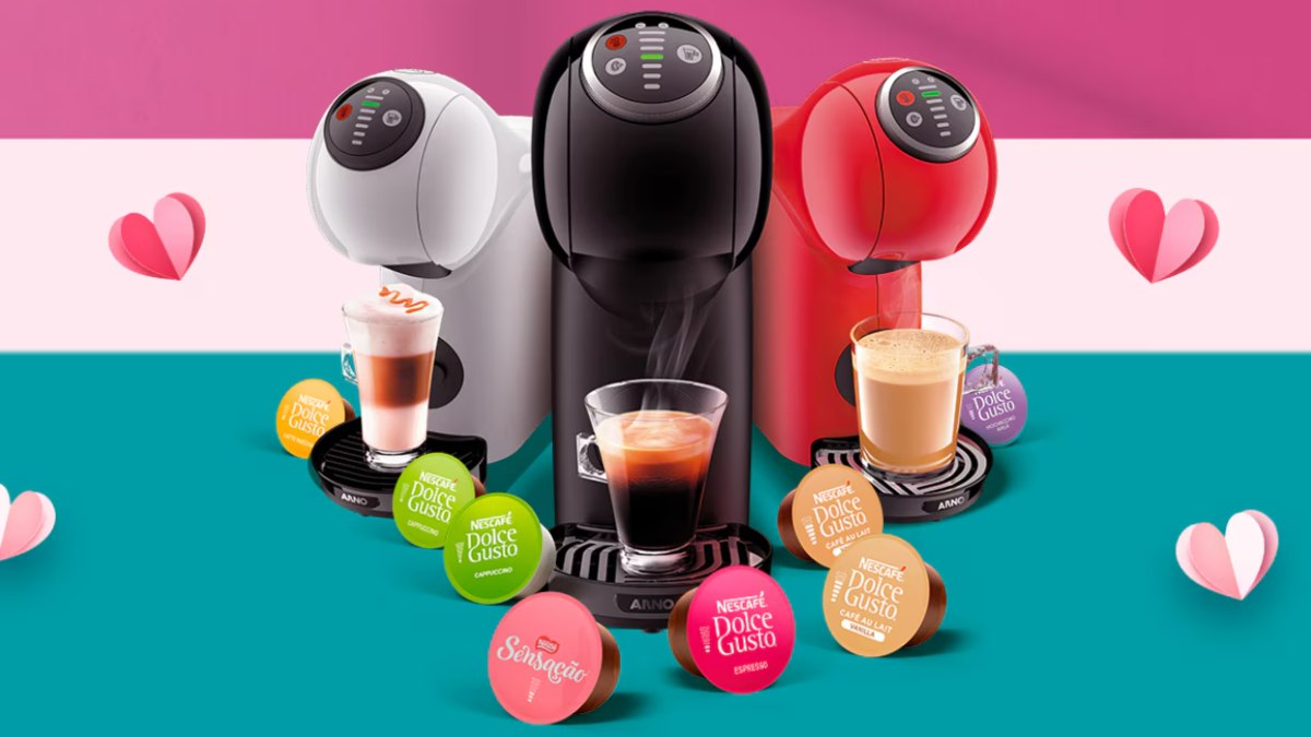 Amazon tem ofertas em cafeteiras e cápsulas Dolce Gusto Amazon tem ofertas em cafeteiras e cápsulas Dolce Gusto