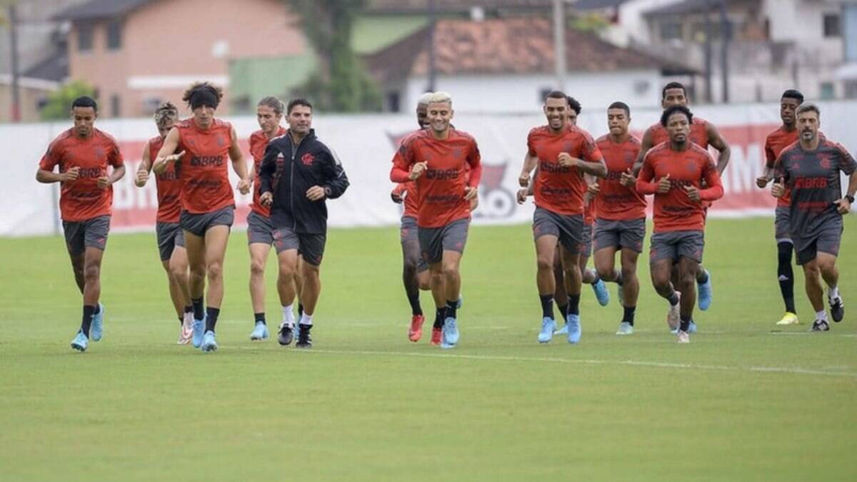 Flamengo: Andreas treina, zagueiro é dúvida para a Supercopa e Thiago Maia se reapresenta