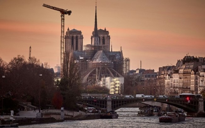 Catedral de Notre Dame em 28 de novembro de 2024