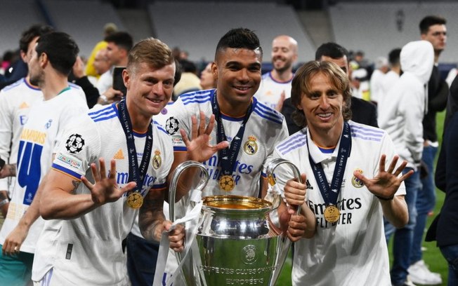 Trio mágico! Casemiro, Kroos e Modric fazem história e conquistam a Champions League pela quinta vez