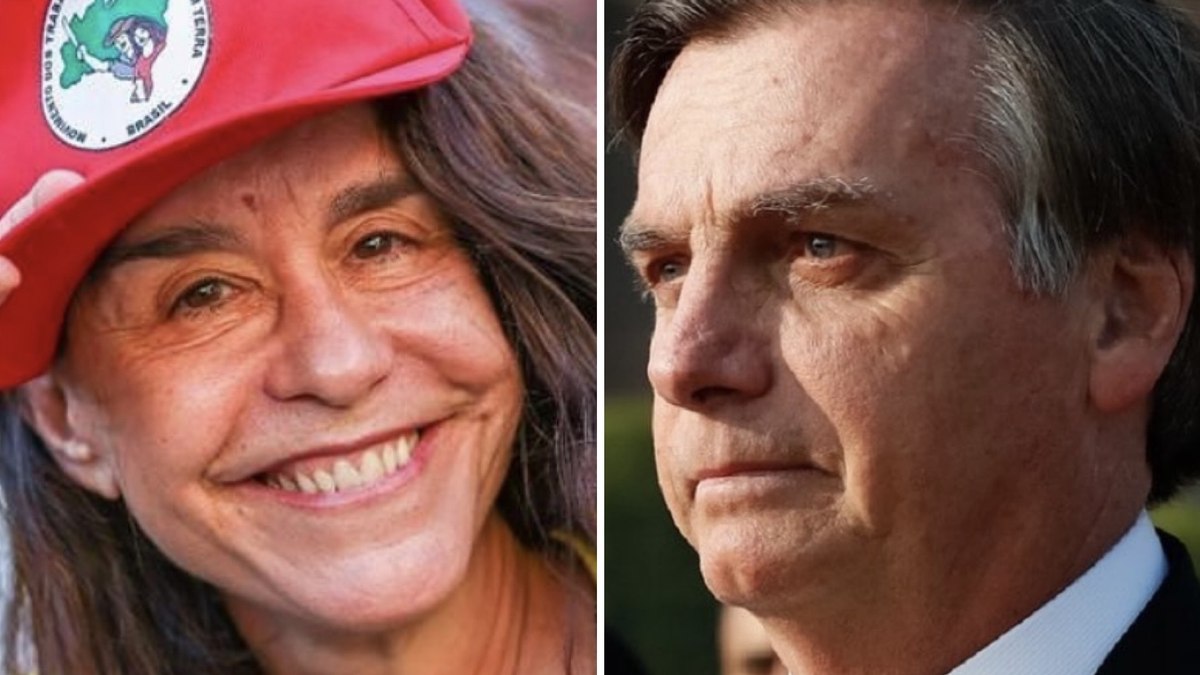 Lucélia Santos e Jair Bolsonaro