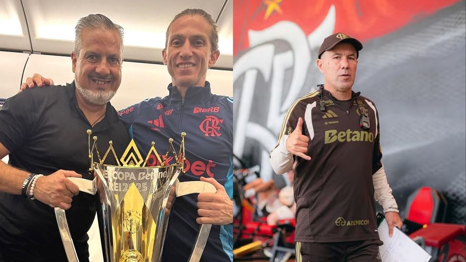 Diretor do Flamengo corneta Filipe Luís em comparação com Jardim Diretor do Flamengo corneta Filipe Luís em comparação com Jardim