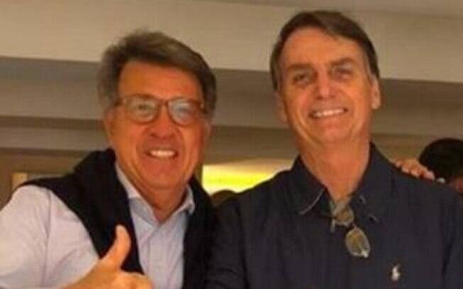 Presidende Jair Bolsonaro e o ex-aliado Paulo Marinho (PSDB)