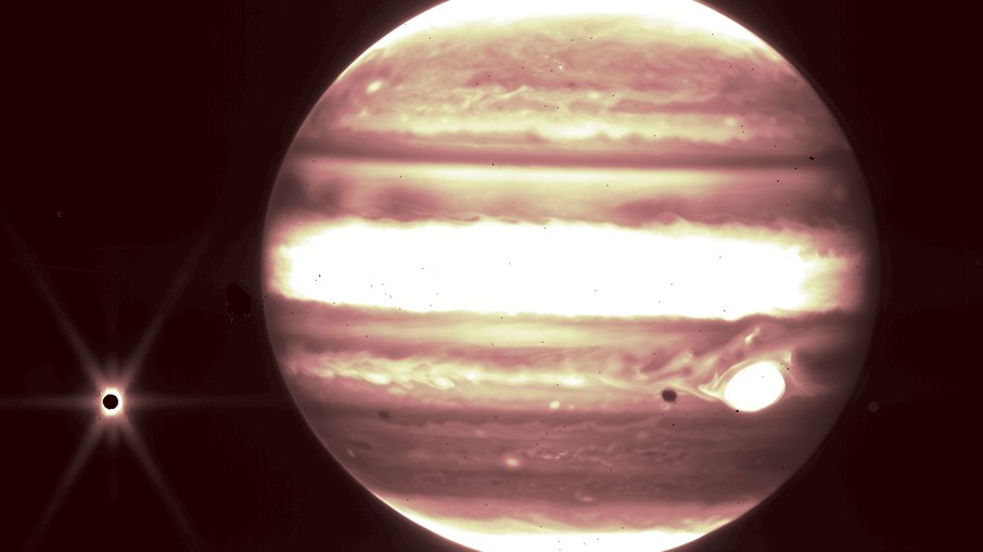 Primeira imagem de Júpiter feita pelo James Webb