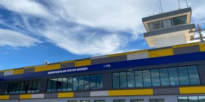 PR: ventania de 70km/h cancela voos no aeroporto de Foz do Iguaçu