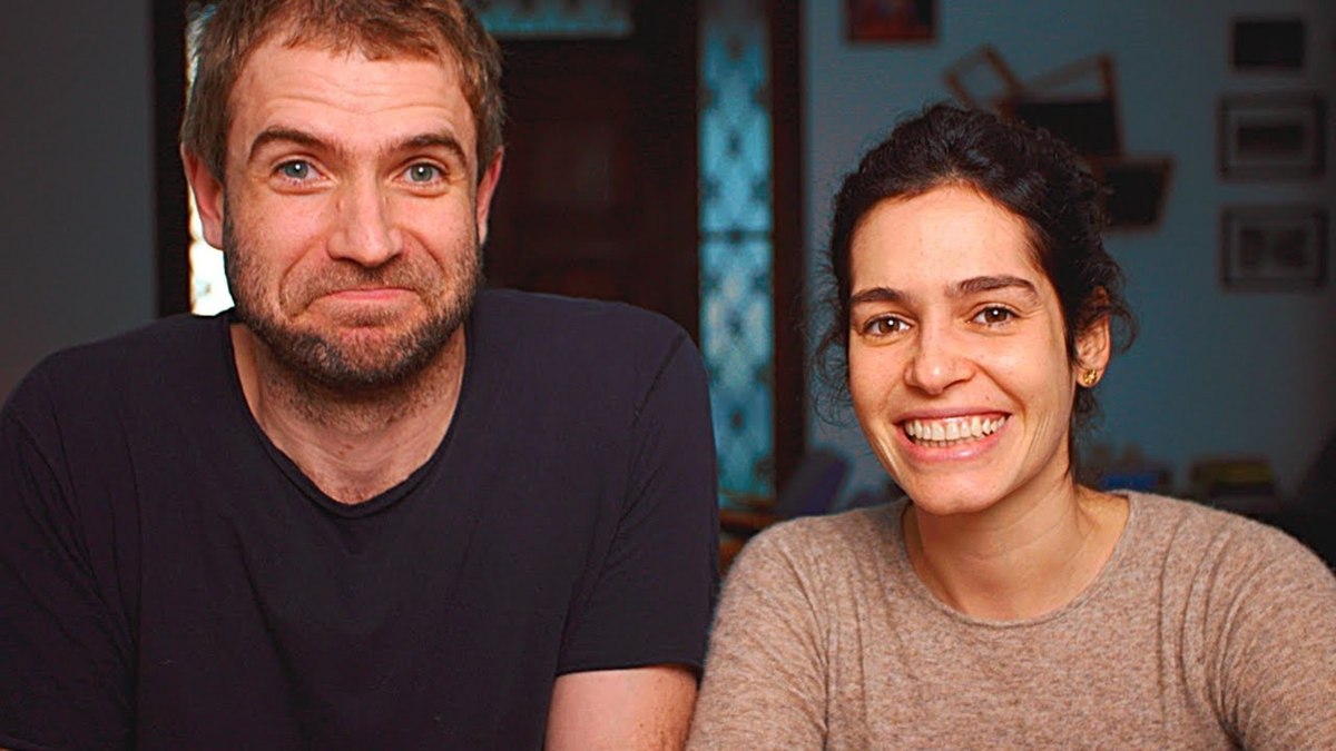 Maria Flor e o marido