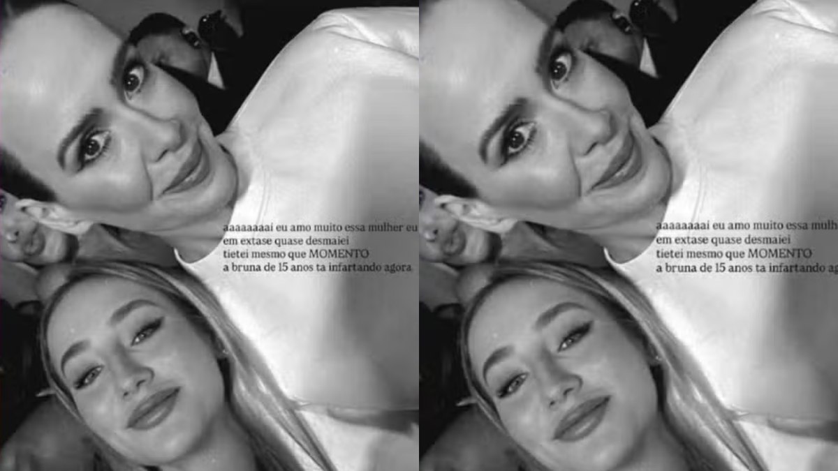 Bruna Griphao não se contém e tieta estrela internacional