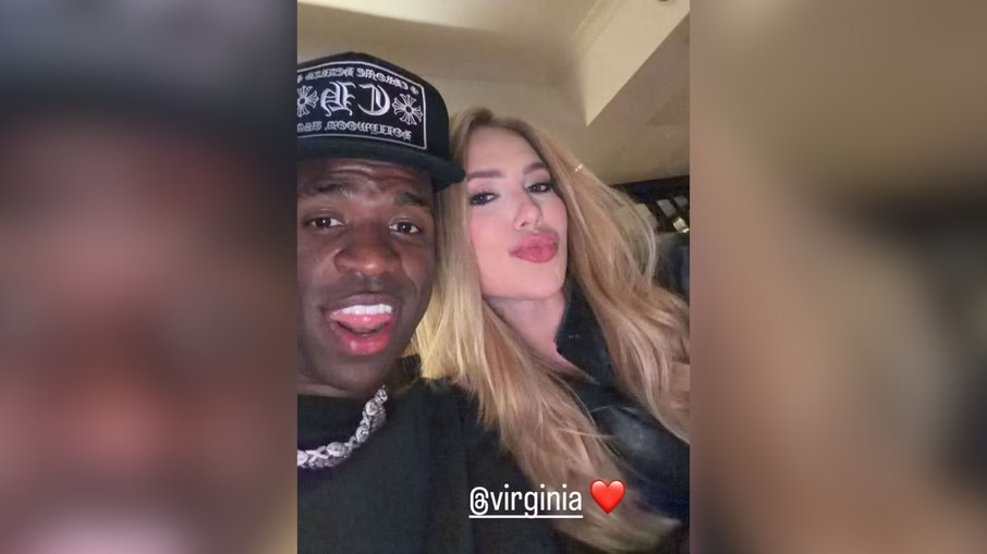 Após vitória da Seleção, Virginia Fonseca e Vini Jr posam juntos Após vitória da Seleção, Virginia Fonseca e Vini Jr posam juntos