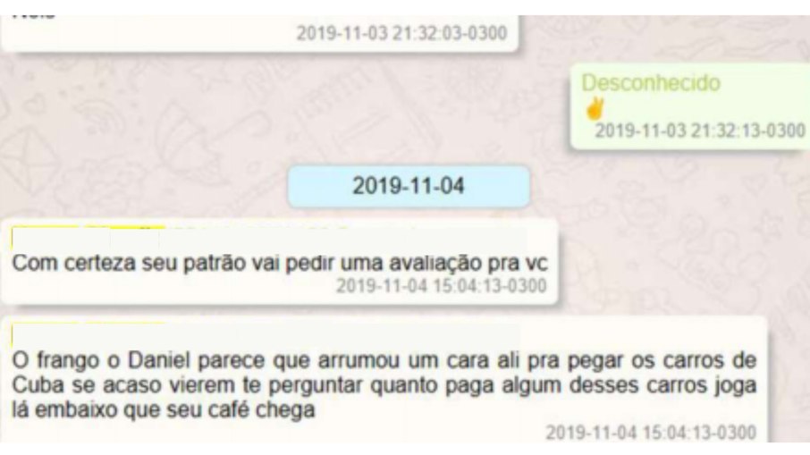 Conversa entre José Daniel e Claudionor