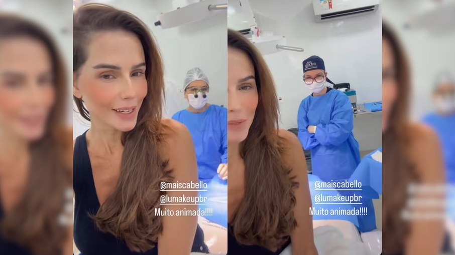 Deborah Secco passa por transplante de sobrancelhas e compartilha empolgação com fãs