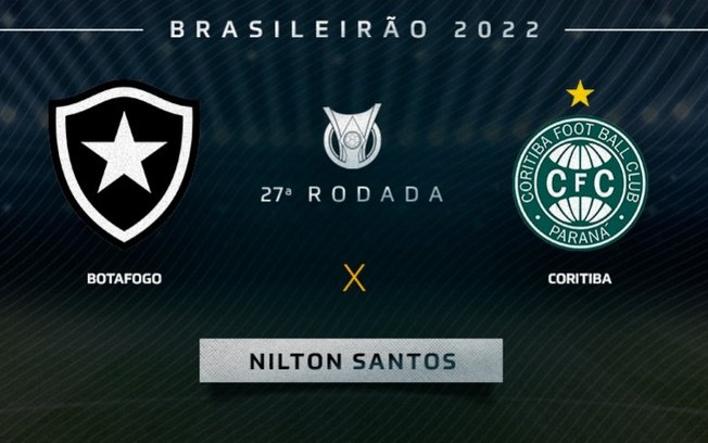 Botafogo x Coritiba: onde assistir, prováveis escalações e desfalques para jogo do Campeonato Brasileiro