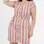 Vestido Feminino Listrado Botão Plus Size Manga Curta | Marisa | R$ 149,95. Foto: Divulgação