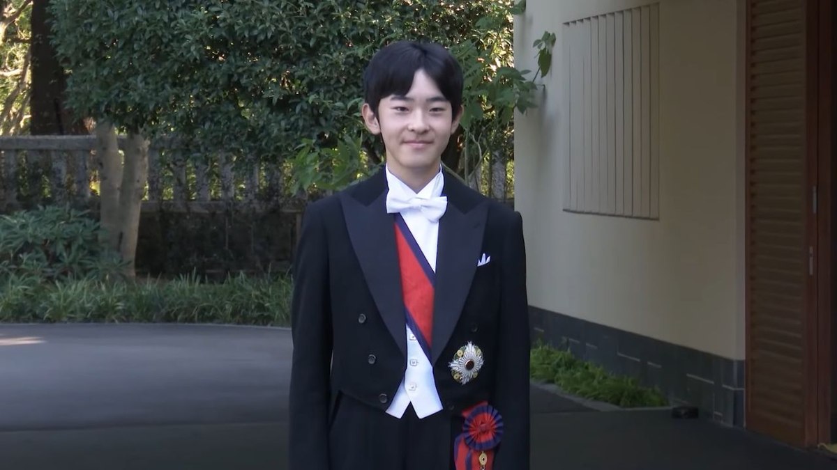 O príncipe Hisahito completou 19 anos neste mês