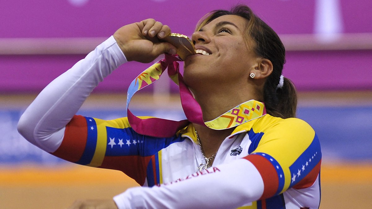 Daniela Larreal foi o maior nome do ciclismo na Venezuela