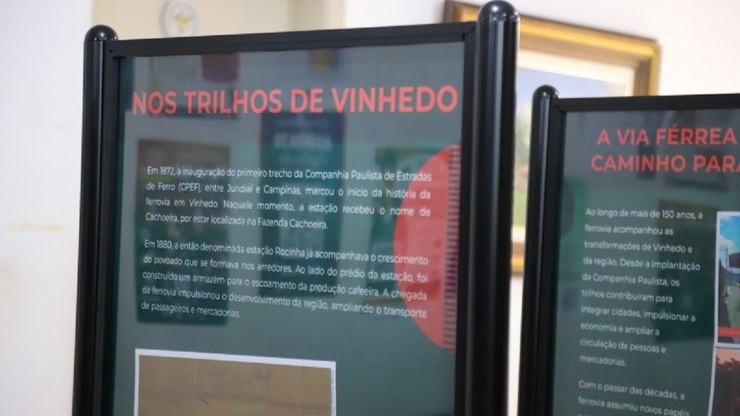Exposição resgata história da ferrovia em Vinhedo