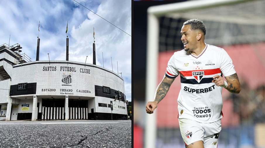 O São Paulo vai passar a atuar na Vila Belmiro até o fim do Brasileirão 2025